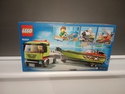 LEGO CITY 60254 Transport łodzi wyścigowej