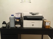 HEWLETT PACKARD  MFP - 137FNW + BLACK INK POWDER REFILL + TONER CARTRIDGE