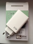 Szybka ładowarka 65W 2 USB + kabel USB typ C