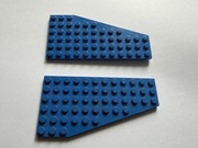 LEGO PŁYTKA ŚCIĘTA 12x6 P+L 30355+30356 NIEBIESKA