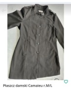 Płaszcz damski czarny Camaieu r.M/L