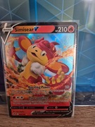 Simisear V 022 Crown Zenith Pokemon TCG 