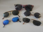 Zestaw okularów przeciwsłonecznych używane