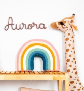Personalizowany napis z drutu – imię lub słowo – dekoracja pokoju dziecka