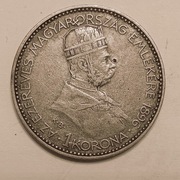 Austro-Węgry 1 korona 1896 r. - srebro 