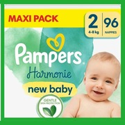 Pieluszki Pampers Harmonie 2 4-8kg 96 szt