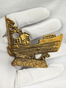 Figurka kolekcjonerska metalowa statek ship Vintage