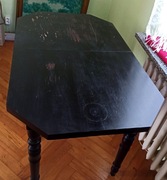 Rozkładany drewniany stół 130 (180) /80 cm