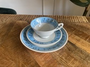 Trio porcelanowe Lettin NRD/DDR