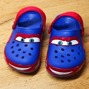 klapki świecące LED Crocs Classic Clog Lightning McQueen