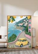 Plakat z ramką papier fotograficzny a4 ,,Droga "