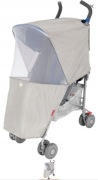 Moskitiera do wózka Maclaren uniwersalna stalowo srebrna Wawa