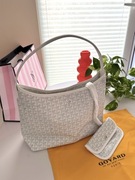 Goyard Hobo Bohème Tote torebka na ramię nowa biała damska elegancka skóra