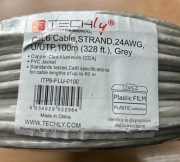 Skrętka sieciowa Techly U/UTP kat. 6 100m