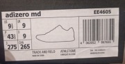 Nowe kolce Adidas Adizero md