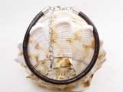 Bransoletka Rzemień Skóra Naturalna brązowa (długość na życzenie)