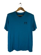 Koszulka under armour niebieska z logiem l