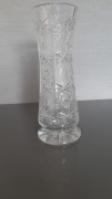 Kryształowy wazon, flakon z czasów PRL, stan idealny, 28 cm