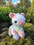 Amigurumi pluszak truskawkowa krowa na szydełku