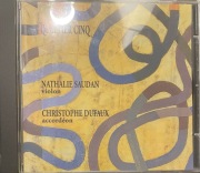 Quartier CINQ - N.Saudan, Ch. Dufaux - Bartok, Cage, Messiaen, Berio - CD.
