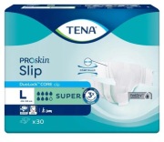 Pieluchomajtki na rzepy TENA Slip ProSkin Super L