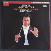 Mahler - Israel Philharmonic Orchestra, Zubin Mehta – Symphony No. 4 Ex-/EX
