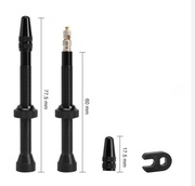 2szt wentyle PRESTA tubeless, 60mm, czarne