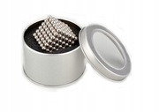 Kulki magnetyczne klocki NeoCube 5mm Srebrne Zabawka 2 zestawy 432 szt.