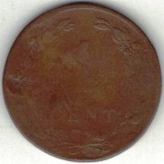 Holandia 1 cent 1901 - 19 mm - nr 2 wariant K