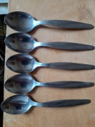 PRL. Gerlach łyżki obiadowe wzór Fala 5 sztuk.