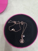 Tous łańcuszek Rose gold z misiem 