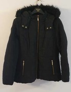 WYPRZEDAŻ = Czarna kurtka damska pikowana M&CO z kapturem