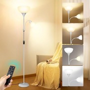 Lampa podłogowa OUTON 2 w 1, z lampką do czytania, 182 cm, pilot LED