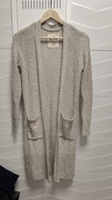 Kardigan Hollister r. XS narzutka sweter beżowy