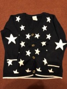 Sweterek w gwiazdki świąteczny H&M