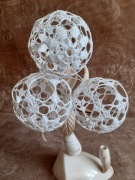 BOMBKI SZYDEŁKOWE RĘCZNIE ROBIONE 3 szt (15) 