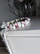 Nowy wianek komunijny na głowę do pierwszej komunii Świętej biały 