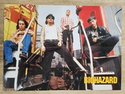 BIOHAZARD - Duży plakat/poster XL, Format A2 (40 x 55 cm) - JAK NOWY!