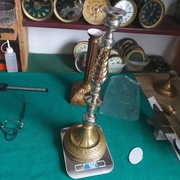 Podstawa do lampy naftowej=świecznik=wys.41 cm