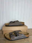 Sandały męskie Birkenstock Arizona szare org 44