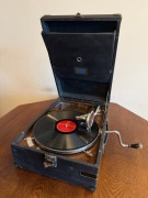 Gramofon patefon walizkowy ELECTROLA zabytkowy na korbkę!