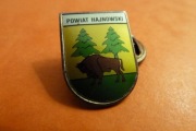 Hajnówka Powiat Herb 1. wersja pin przypinka 