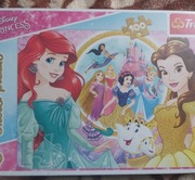 Puzzle Trefl 100 elementów Glitter Wspomnienia Belli i Arielki