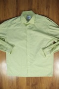 Koszula Olymp r. 41 miętowa dł rękaw bawełniana męska gładka 