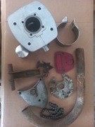 WSK 125 B1 B3 cylinder aluminiowy podstawa zapłonu dekiel sprzegła