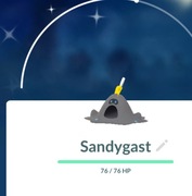 Pokemon Go Shiny Sandygast Trade