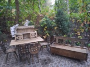 Zestaw mebli Vintage cepelia z drewna lipowego