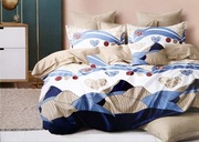 Komplet pościeli z prześcieradłem 200/220 nowa 