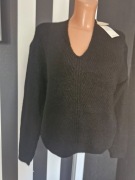 Sweter czarny, Sevenday, akryl