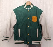 Kurtka jesienna dla chłopca kolor ciemnozielony Sinsay wzrost 128cm